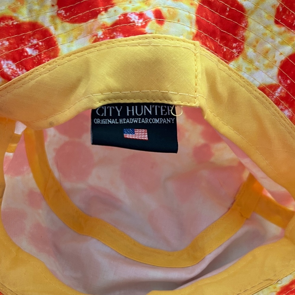 City Hunter Pizza Bucket Hat- Pepperoni! - Picture 2 of 3